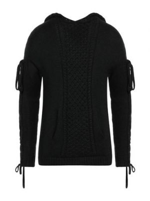 Suéter de lana de alpaca Stampd negro