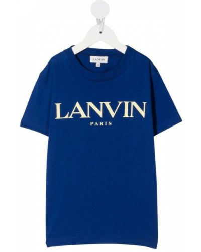 T-shirt Lanvin, niebieski
