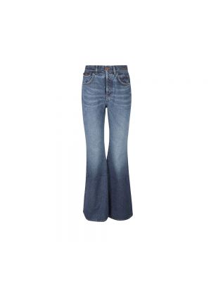High waist bootcut jeans ausgestellt Chloã© blau