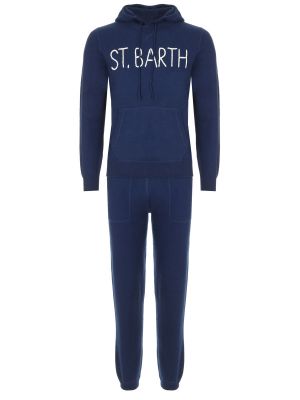 Шерстяной костюм Mc2 Saint Barth синий