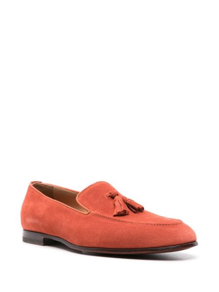Seemisnahksed loafer-kingad Scarosso oranž