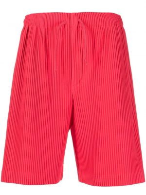 Plissert shorts Homme Plissé Issey Miyake rosa