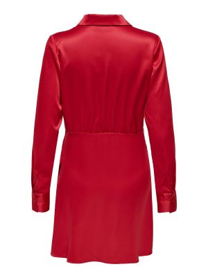 Robe chemise Only rouge