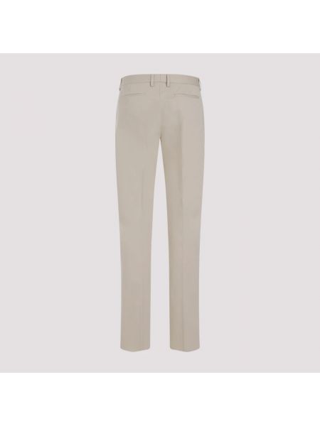 Pantalones de algodón con bolsillos Berluti beige