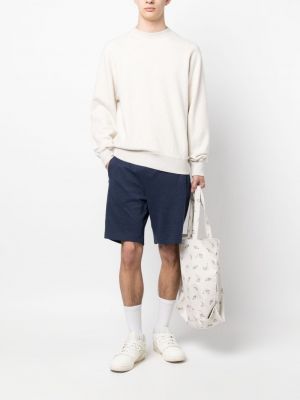 Pletené pruhované bavlněné polokošile Polo Ralph Lauren