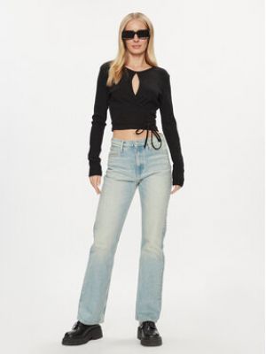 Slim fit halenka Calvin Klein Jeans černá