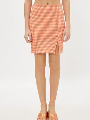 Suknja Koton narančasta