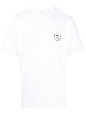 Βαμβακερή μπλούζα με σχέδιο Daily Paper λευκό