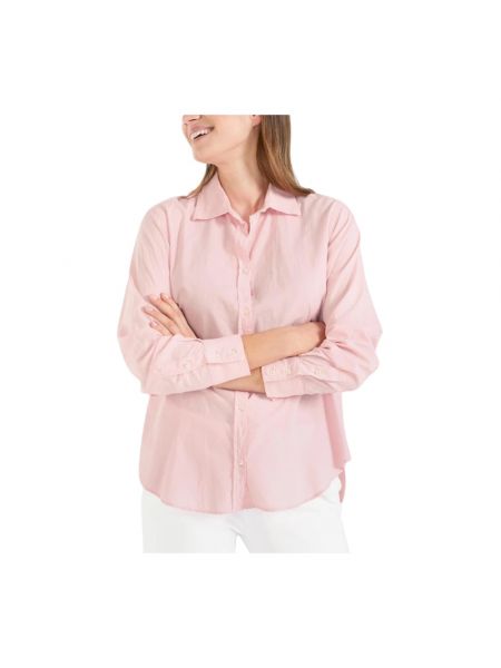 Hemd aus baumwoll Juvia pink