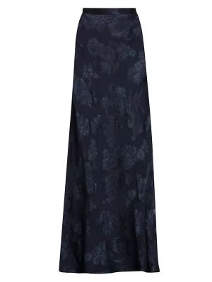 Прозрачная длинная юбка Etro синяя