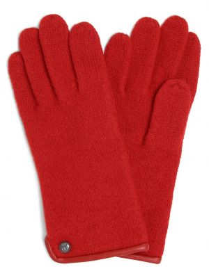 Rękawiczki wełniane Roeckl czerwone