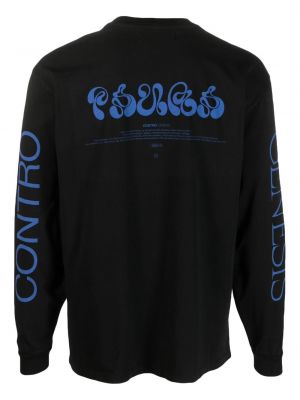 Sweatshirt aus baumwoll mit print Paura schwarz