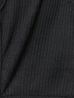 Haut en velours côtelé en jersey Y/project noir