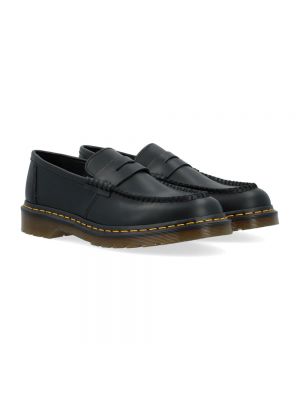 Loafers de cuero Dr. Martens negro
