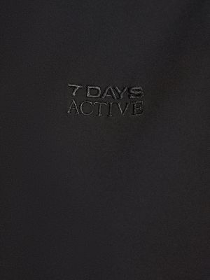 Geacă cu fermoar 7 Days Active negru