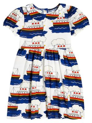 Trykt bomull dress for jenter Mini Rodini