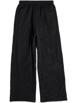 Pantaloni sport cu croială lejeră Balenciaga negru