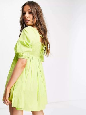 Платье мини Influence зеленое