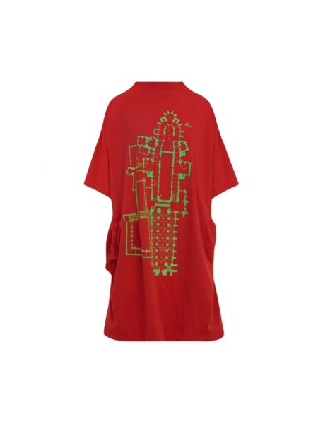 Sukienka t-shirtowa Vivienne Westwood czerwona