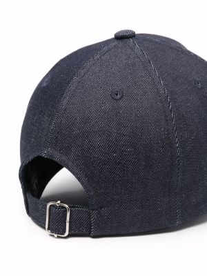 Gorra con estampado A.p.c. azul