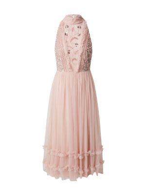 Коктейлна рокля с мъниста с дантела Lace & Beads