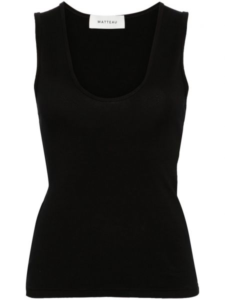 Tanktop i jersey Matteau sort