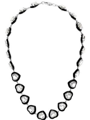 Ожерелье с сердечками Moonka серебряное