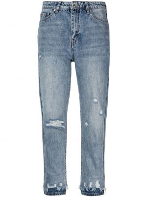 Roztrhané džínsy Armani Exchange modrá
