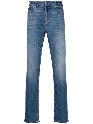 Lav midje jeans med normal passform 7 For All Mankind blå