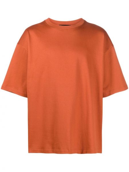 Bavlněné tričko Styland oranžové