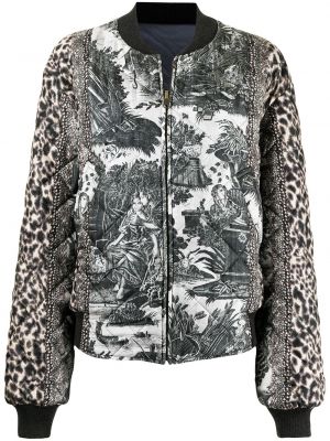 Chaqueta bomber de flores con estampado Pierre-louis Mascia