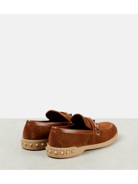 Seemisnahksed loafer-kingad Valentino Garavani pruun