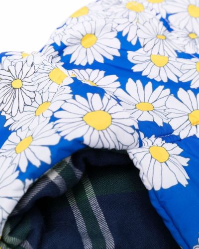 Gorro de flores con estampado Natasha Zinko azul