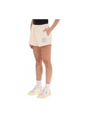 Pantalones cortos de tela jersey Sporty & Rich beige
