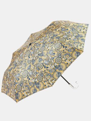 Paraguas con estampado con estampado de cachemira Ezpeleta amarillo