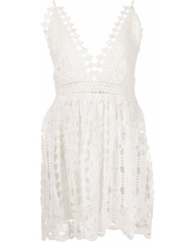 Mini vestido ajustado Alexis blanco
