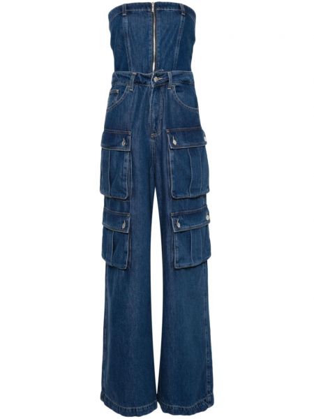 Denim jumpsuit Liu Jo blå