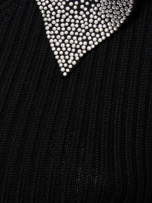 Mini vestido de algodón Giuseppe Di Morabito negro