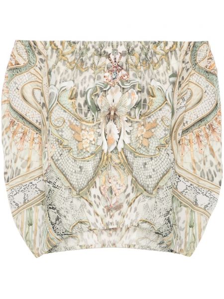 Bluza s printom Camilla bijela