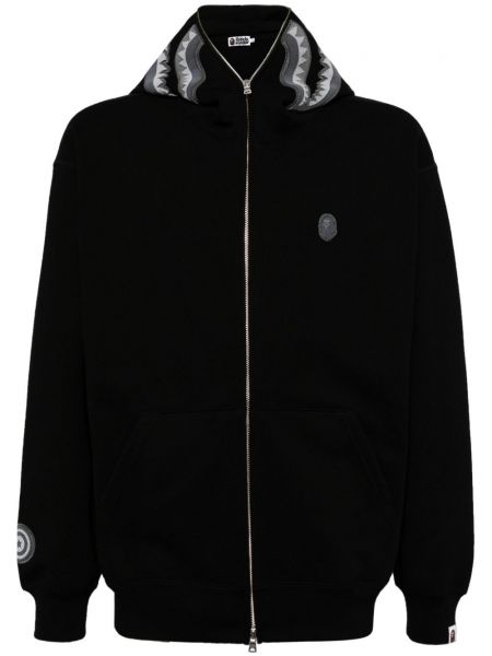 Kukuletalı zip ceket A Bathing Ape® siyah