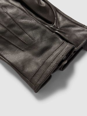 Rękawiczki skórzane Weikert-handschuhe czarne