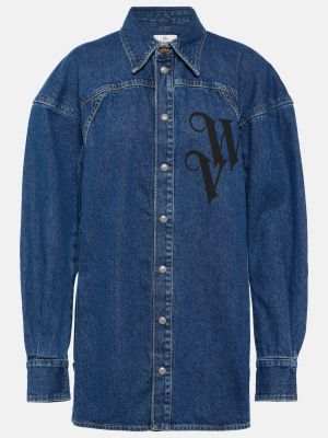 Джинсовая рубашка Vivienne Westwood синяя