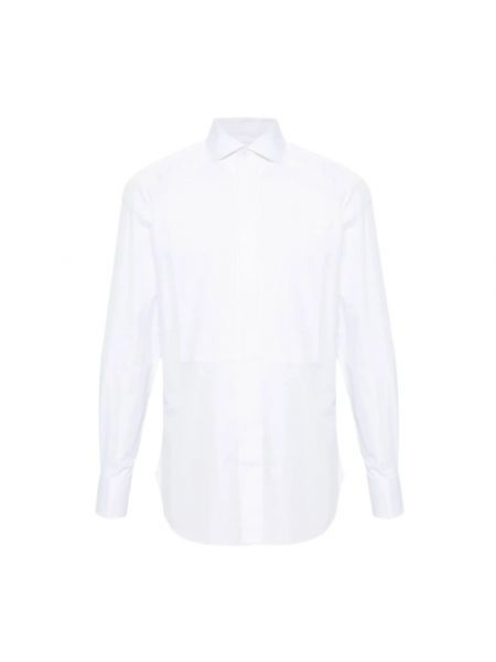 Koszula bawełniana Finamore biała