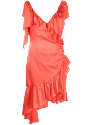 Kopertowa sukienka Cinq A Sept, pomarańczowy