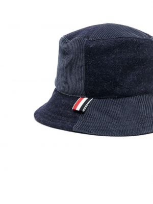 Cord mütze Thom Browne blau
