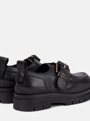 Pantofi loafer din piele chunky See By Chloã© negru