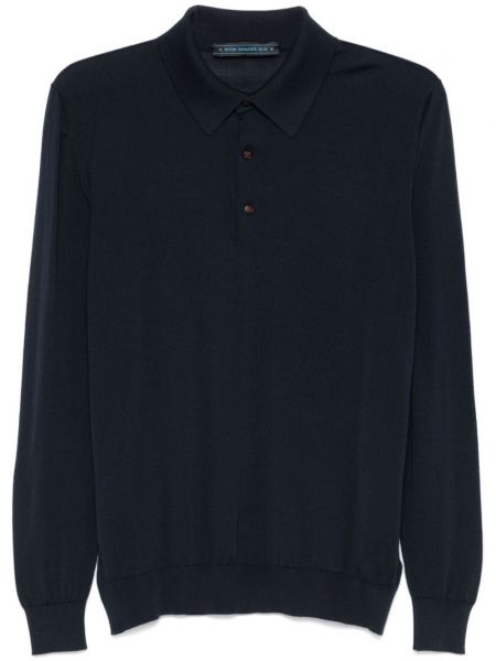 Poloshirt Kiton blå