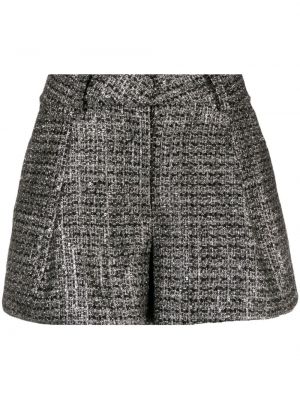 Tweed shorts Maje silber