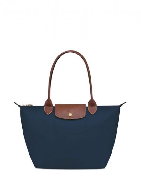 Нейлоновая сумка через плечо Longchamp синяя