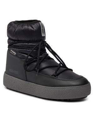 Nailoninės nailoninės sniego batai Moon Boot juoda
